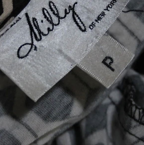 Milly Brown & Black Printed Dress, S, EUC - Picture 5 of 5